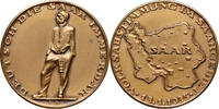 GERMANY Medal from 1935 In memory of the annexation of the Saar Basin -