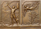 Plaque 1906 Olympic Games in Athens, Vannier -