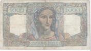 France 1 000 Francs FRANKREICH - PICK 130 - 1000 FRANCS MINERVE ET HERCULE - 11/07/1946 -