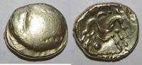 AMBIANI - GEBIET VON AMIENS - GOLD-STATER UNIFACE - PFERD FRAGMENTIERTEN -
