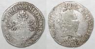 France FRANKREICH - 1/2 FRANC 1589 A - Paris - HENRI III -