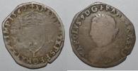 France 1/2 Teston FRANKREICH - Dup 1064 - KARL IX - 1/2 TESTON 1562 L - AUF DAS 2 K GEKRÖNT -