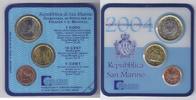 Saint-Marin Série SAN MARINO - Satz von 3 Euro-Münzen 2004 - 1 Cent, 10 Cent und 1 Euro -