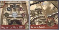 Pays Bas Série complète PAYS BAS - COFFRET EURO BRILLANT UNIVERSEL 2005 - 9 PIECES - ARCHITECTURE -