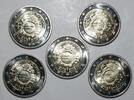 Allemagne 2 € commémorative DEUTSCHLAND - 2 EURO 2012 - Münzzeichen A D F G J - 10 JAHRE DES EURO -