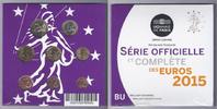 France Coffrets Brillant Universel FRANCE - COFFRET EURO BRILLANT UNIVERSEL CLASSIQUE 2015 - 8 PIECES -