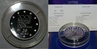 France Coffrets Belle Epreuve EUROPA - 20 EURO 2008 - ARGENT - PRESIDENCE UNION EUROPEENNE - BE -