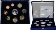 France Coffrets Belle Epreuve FRANKREICH - EURO POLIERTE PLATTE KURSMÜNZENSATZ 2007 - 9 MÜNZEN -