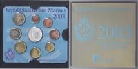 Saint-Marin Série complète SAN MARINO - EURO KURSMÜNZENSATZ 2003 - 9 MÜNZEN -