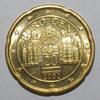 Autriche 20 Cent AUTRICHE - 20 CENT 2002 - BELVEDERE - SUPERBE A FLEUR DE COIN -