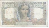 France 1.000 Francs FRANKREICH - PICK 130 - 1000 FRANCS MINERVE ET HERCULE - 06/12/1945 -