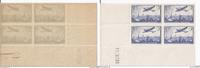  1935 France Y&T 13 - DATIERT ECKE - 3 FRANCS BLAU - 11.9.35 - LUFTPOST 