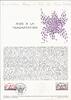 France 75 - PARIS - DOCUMENT PHILATELIQUE - TIMBRE 1 FRANC - 18/11/1978 - AIDE A LA READAPTATION -