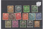 Allemagne Lot de timbres DEUTSCHLAND - 15 BRIEFMARKEN DEUTCHES REICH -