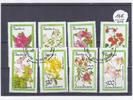 Guinée Lot de timbres GUINEA - 8 BRIEFMARKEN - BLUMEN -