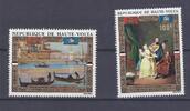 Haute-Volta Lot de timbres OBERVOLTA - 2 BRIEFMARKEN - 100 FRANCS + 150 FRANCS - UNESCO - VENEDIG -