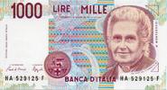 Italie 1.000 Lire ITALIEN - PICK 114 a - 1000 LIRE - 1990-94 -