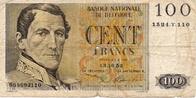 Belgique 100 Francs BELGIEN - PICK 129 a - 100 FRANCS - 13/10/1952 -