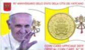 Vatican 50 Cent VATIKAN - 50 CENT 2019 - COINCARD 10 - Papst Franziskus -