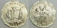 Jamaique 1 Cent JAMAIKA - KM 64 - 10 CENT 1986 - FLOWER -