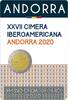 Andorre 2 € commémorative ANDORRA - 2 EURO 2020 - XXVII IBERO-AMERIKANISCHER GIPFEL - COINCARD -