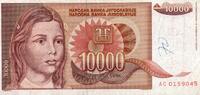 Yougoslavie 10.000 Dinara Jugoslawien - PICK 116 - 10.000 DINARA - 1992 -