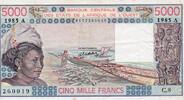 B.C.E.A.O 5.000 Francs WESTAFRIKANISCHE STAATEN - ELFENBEINKÜSTE - PICK 108 A m - 5.000 FRANCS 1985 - A - B C E A O -