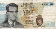 Belgique 20 Francs BELGIEN - PICK 138 - 20 FRANCS - 15/06/1964 - SIGN 18 -