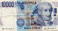 Italie 10.000 Lire ITALIEN - PICK 112 b - 10.000 LIRE - 03/09/1984 -