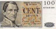 Belgique 100 Francs BELGIEN - PICK 129 c - 100 FRANCS - 19/11/1957 -