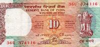 Inde 10 Rupees 1992 INDIEN - PICK 88 c - 10 RUPEES - Undatiert (1992) - ... 3,50 EUR  zzgl. 7,50 EUR Versand