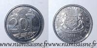 Singapour 20 Cent SINGAPUR - KM 347 - 20 CENT 2014 - Flughafen von Changi -