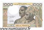 B.C.E.A.O 1.000 Francs WESTAFRIKANISCHE STAATEN - ELFENBEINKÜSTE - PICK 103 A l - 1.000 FRANCS (1977) -