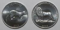 Congo 25 Centimes KONGO - KM 76 - 25 CENTIMES 2002 - Afrikanisches gestreiftes Wiesel -