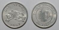 Congo 10 Sengi KONGO - KM 7 - 10 SENGI 1967 - Leopard -