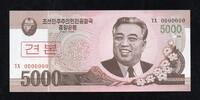 Corée du Nord 5.000 Won NORDKOREA - PICK 66 a - 5 000 WON - 2008 (2009) -