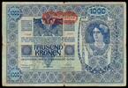Autriche 1.000 Kronen Österreich - PICK 61 - 1000 KRONEN - NON DATÉ SUR DATE 02/01/1902 - 2EME ÉDITION -