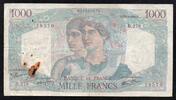France 1.000 Francs FRANKREICH - PICK 130 - 1000 FRANCS MINERVE ET HERCULE - 16/05/1946 -