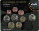Allemagne DEUTSCHLAND - KURSMÜNZENSATZ EURO 2022 - A - 5.88 EUROS -