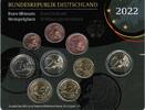 Allemagne DEUTSCHLAND - KURSMÜNZENSATZ EURO 2022 - F - 5.88 EUROS -