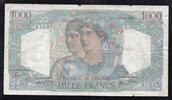 France 1 000 Francs FRANKREICH - PICK 130 - 1000 FRANCS MINERVE ET HERCULE - 03/10/1946 - E.345 -