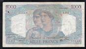 France 1 000 Francs FRANKREICH - PICK 130 - 1000 FRANCS MINERVE ET HERCULE - 12/09/1946 - A.315 -