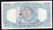 France 1 000 Francs FRANKREICH - PICK 130 - 1000 FRANCS MINERVE ET HERCULE - 17/01/1946 - M.189 -