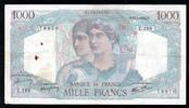 France 1 000 Francs FRANKREICH - PICK 130 - 1000 FRANCS MINERVE ET HERCULE - 17/01/1946 - Z.189 -