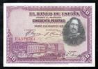 Espagne 50 Pesetas 1928 SPANIEN - PICK 75 a - 50 PESETAS - 15/08/1928 SS+ 5,00 EUR  zzgl. 7,50 EUR Versand