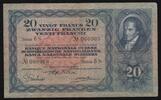 Suisse 20 Franken SCHWEIZ - PICK 39 d - 20 FRANKEN - 22/06/1933 -