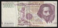 Italie 50.000 Lire ITALIEN - PICK 116 c - 50.000 LIRE - 27/05/1992 -