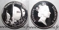 Bermude 1 Dollar BERMUDA - KM 85 - 1 DOLLAR 1992 - Olympische Spiele in Barcelona - Segelboote -