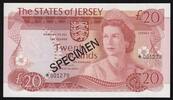 Jersey JERSEY - 20 PFUND - EXEMPLAR 20 Pound Non daté 