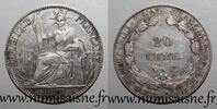 20 Cent 1899 Indochine INDOCHINA - KM 10 - 20 CENT 1899 A - Paris SS